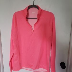 Aviation NWT Hot Pink Quarter Zip Pullover